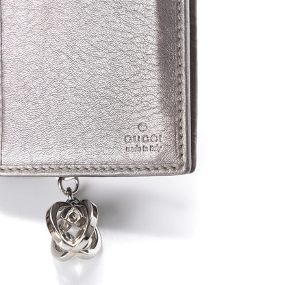 Gucci Guccissima Twins Continental Flap Wallet Silver 8 of 8