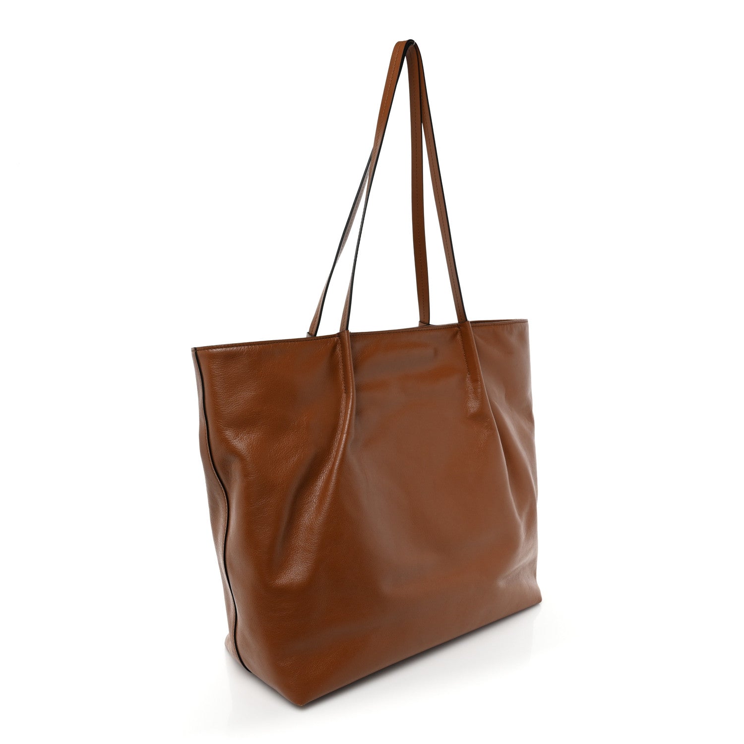 Prada Soft Calf Shopping Tote Cannella 3 of 12