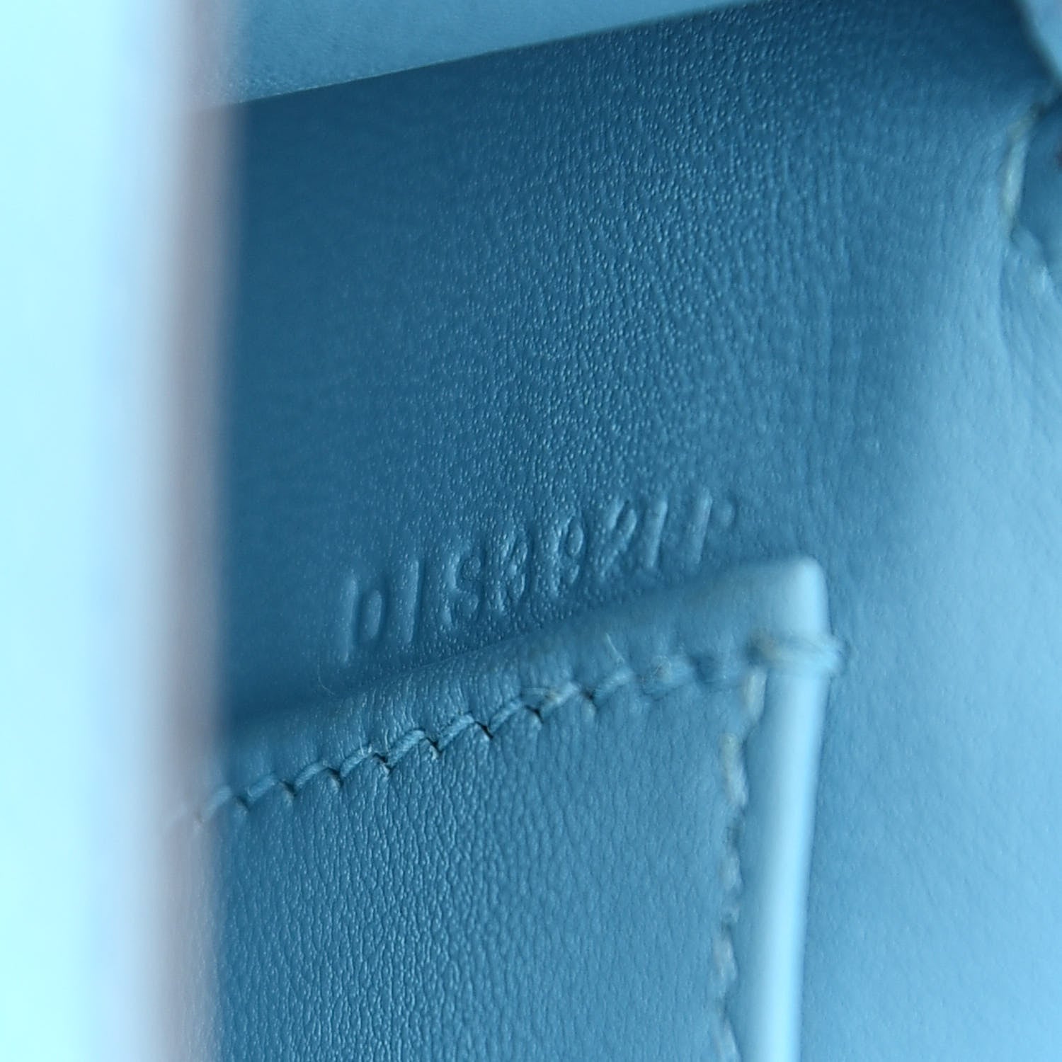 Hermes Epsom Mini Kelly Sellier 20 Bleu Du Nord 6 of 9