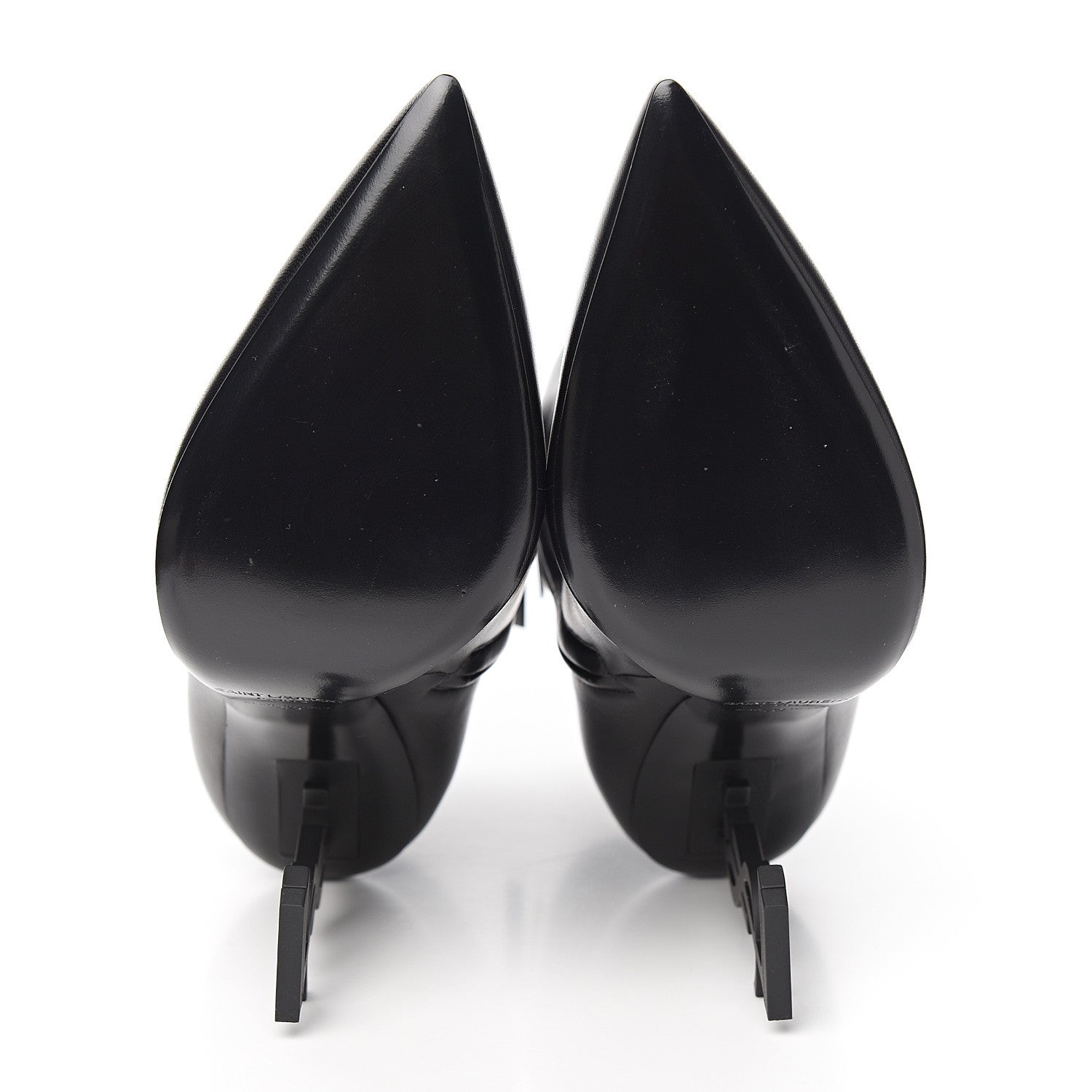 Saint Laurent Calfskin Opyum Ankle Boots 40 Black 5 of 9
