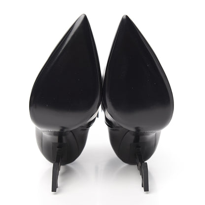 Saint Laurent Calfskin Opyum Ankle Boots 40 Black 5 of 9