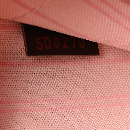 Louis Vuitton Damier Ebene Neverfull MM GM Pochette Rose Ballerine 7 of 8