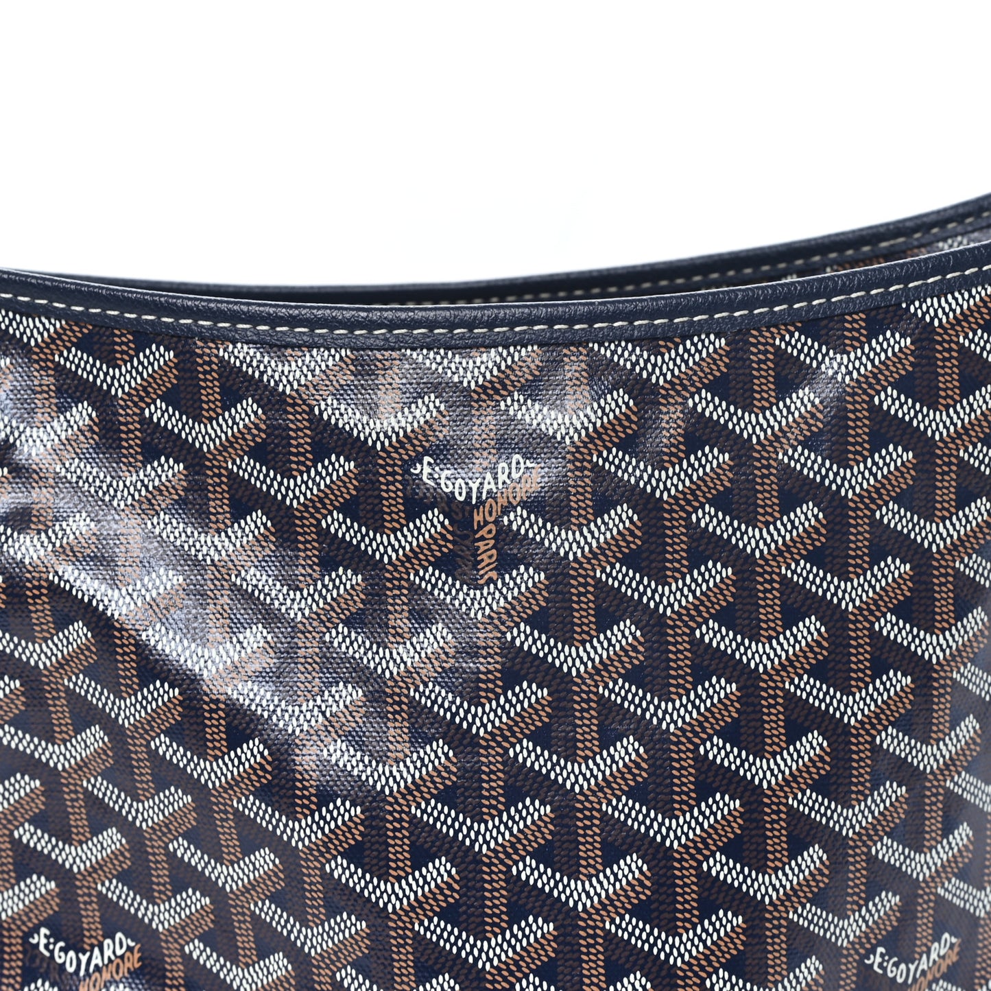 Goyardine Boheme Hobo Navy Blue Navy Blue
