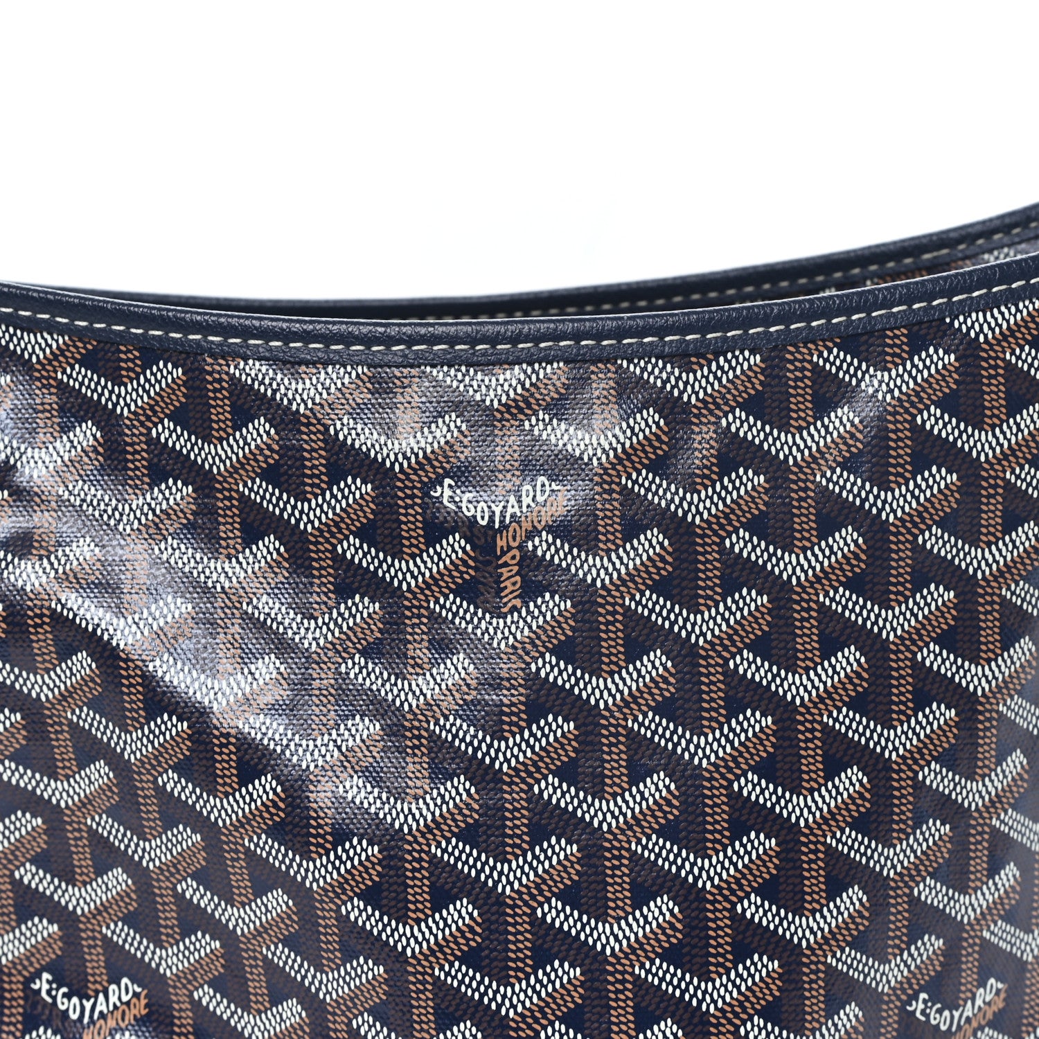 Goyard Goyardine Boheme Hobo Navy Blue Navy Blue 7 of 9