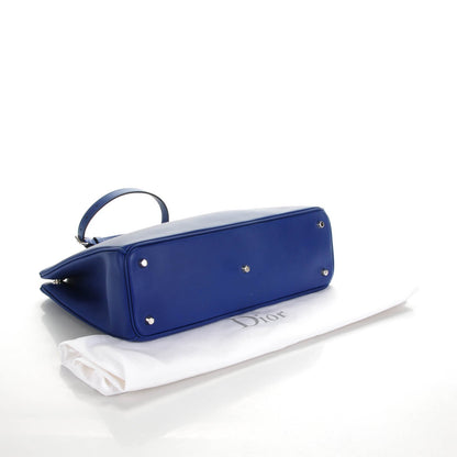 Christian Dior Smooth Calfskin Large Diorissimo Bag Navy Blue 4 of 10