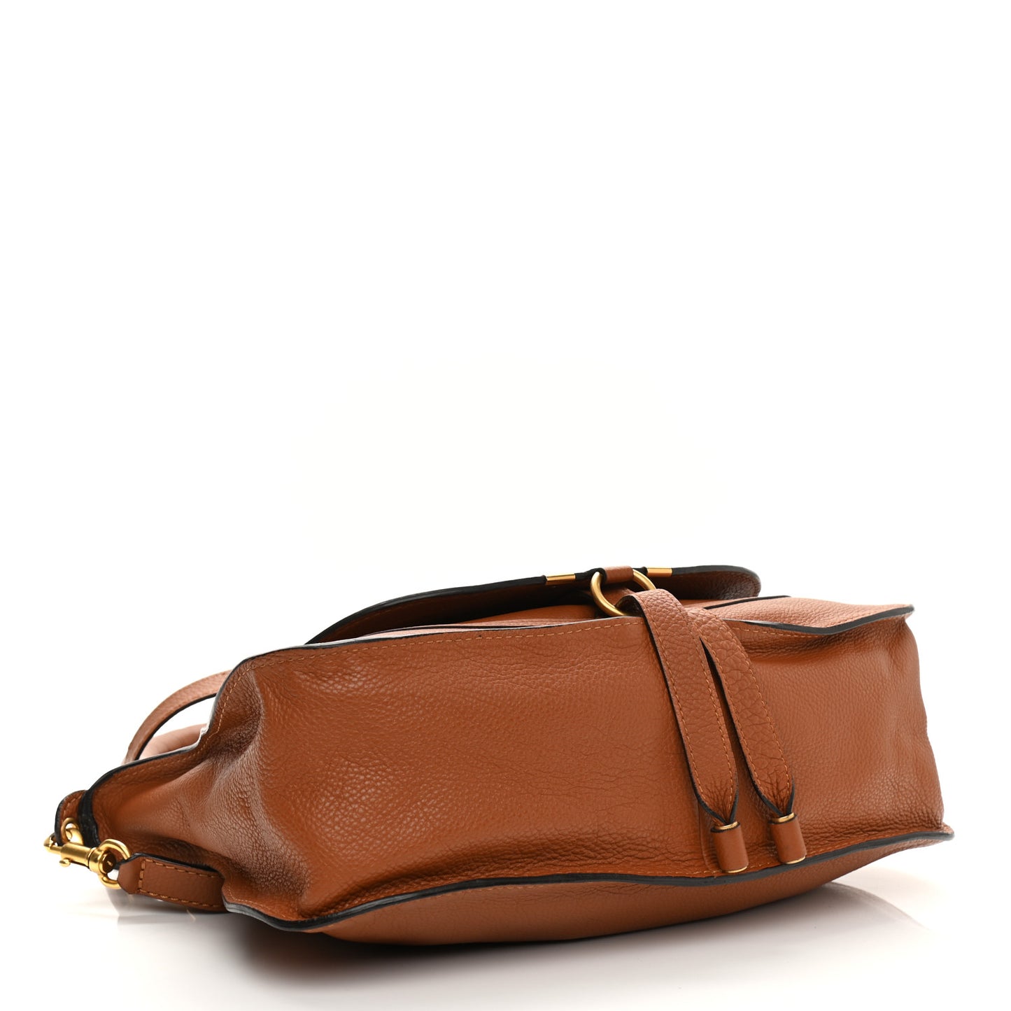 Calfskin Medium Marcie Satchel Tan