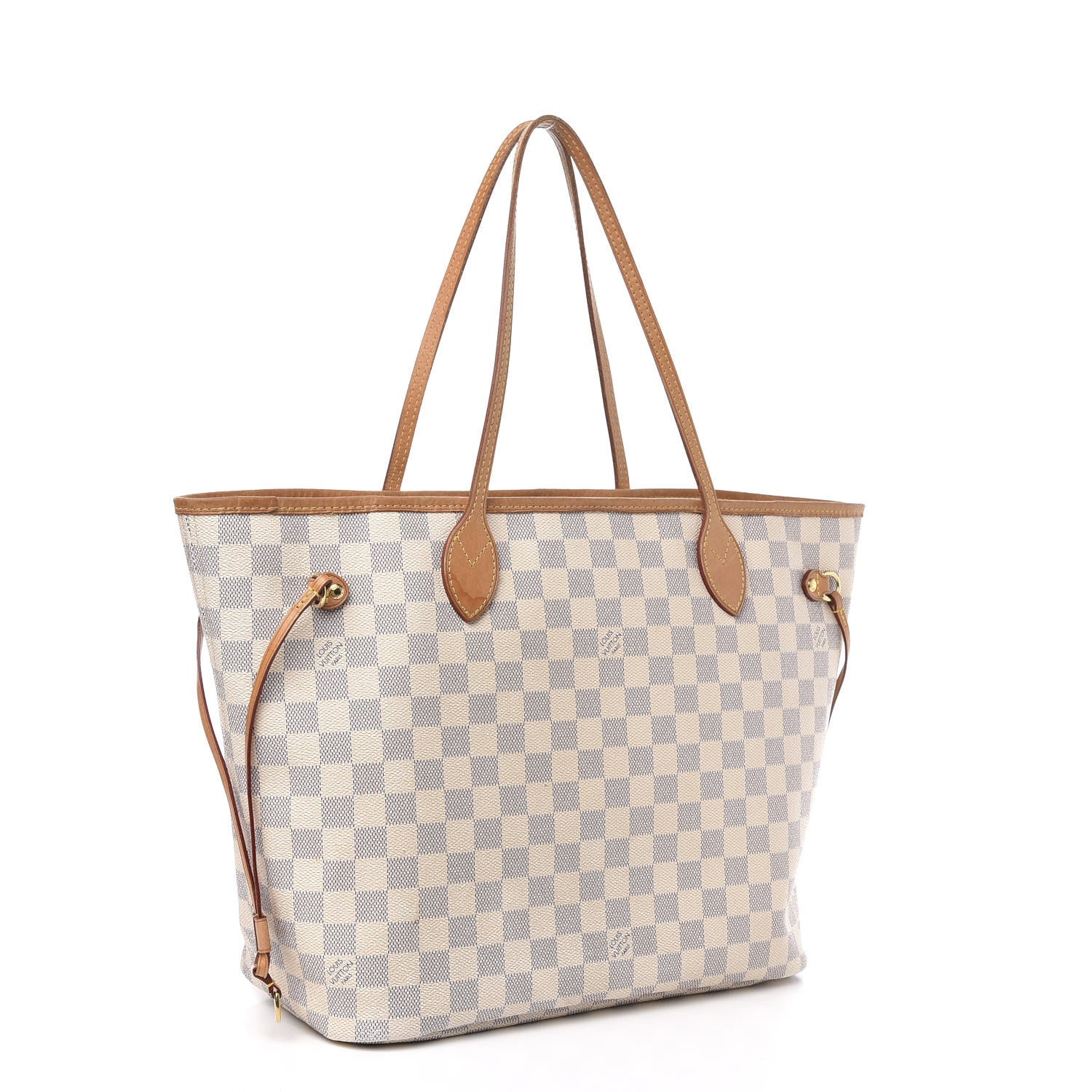 Louis Vuitton Damier Azur Neverfull PM 3 of 14