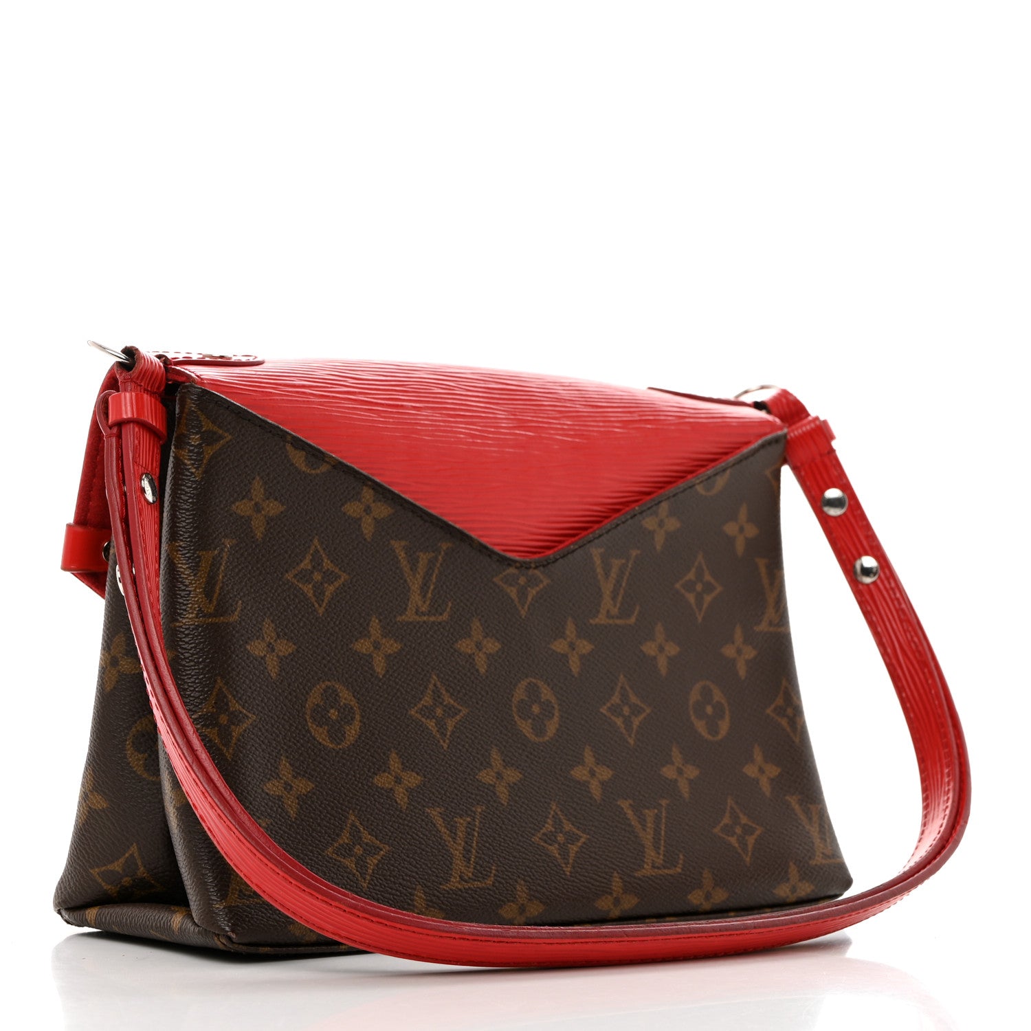 Louis Vuitton Monogram Epi Saint Michel Coquelicot 2 of 9