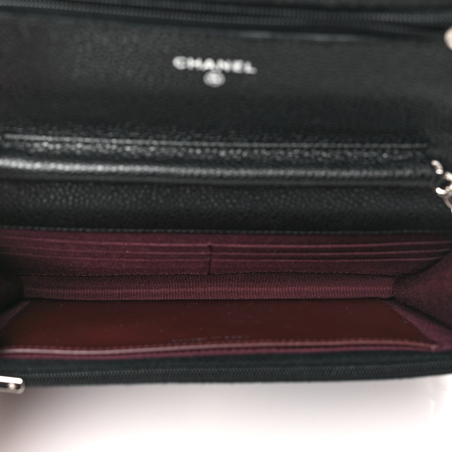 Chanel Caviar Quilted Wallet on Chain WOC Black 5 of 11