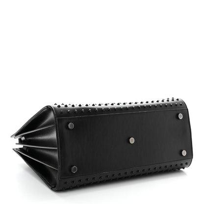 Saint Laurent Grain De Poudre Studded Small Sac De Jour Black 4 of 11