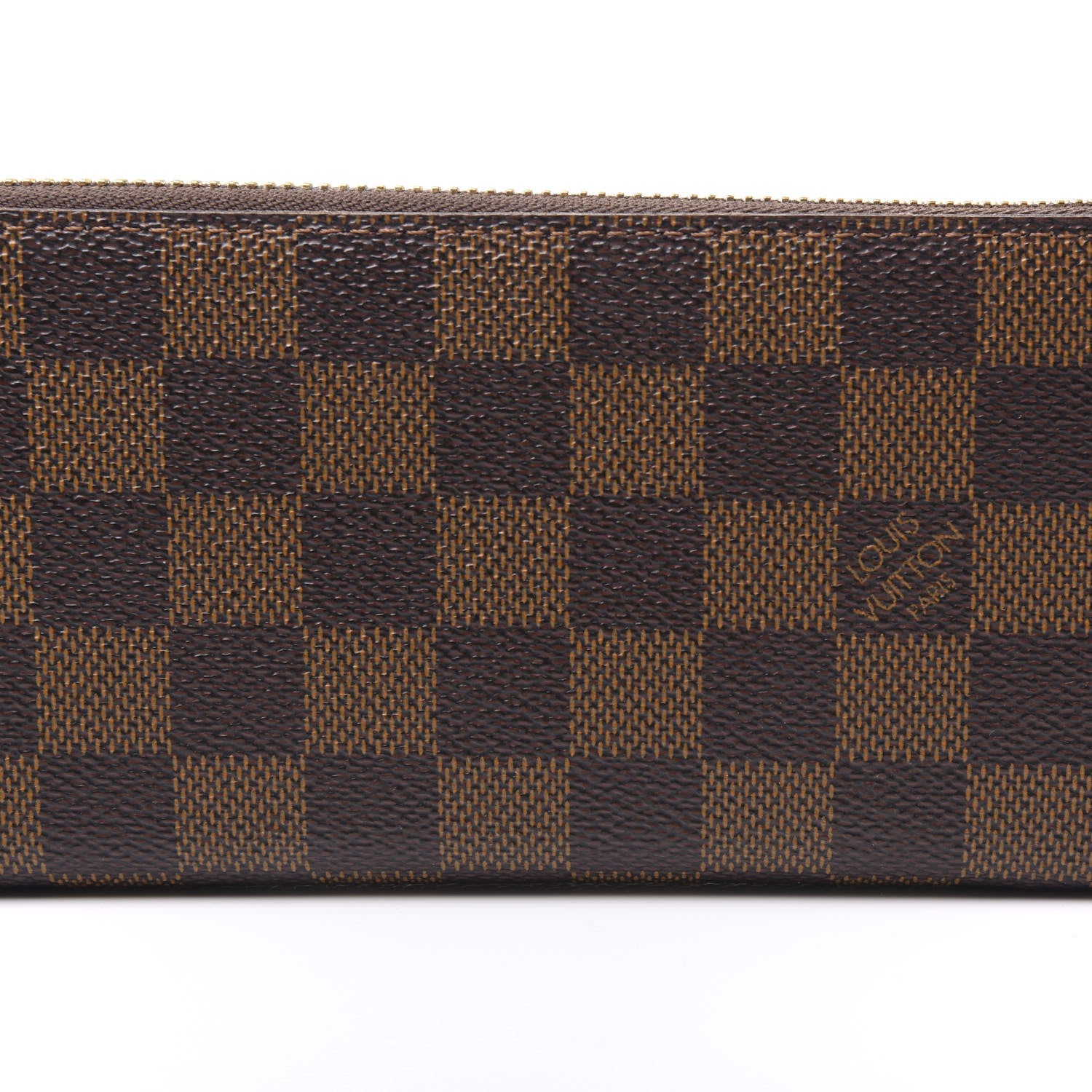 Louis Vuitton Damier Ebene Clemence Wallet Rose Ballerine 10 of 10