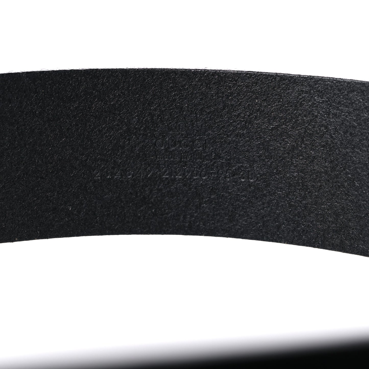 Calfskin Interlocking G Belt 95 38 Black