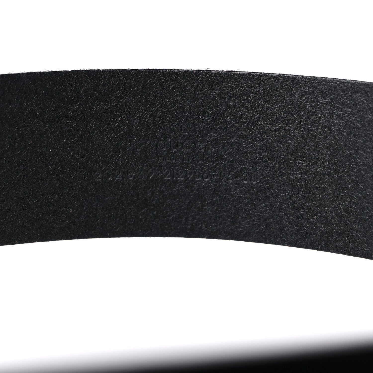 Gucci Calfskin Interlocking G Belt 95 38 Black 3 of 7