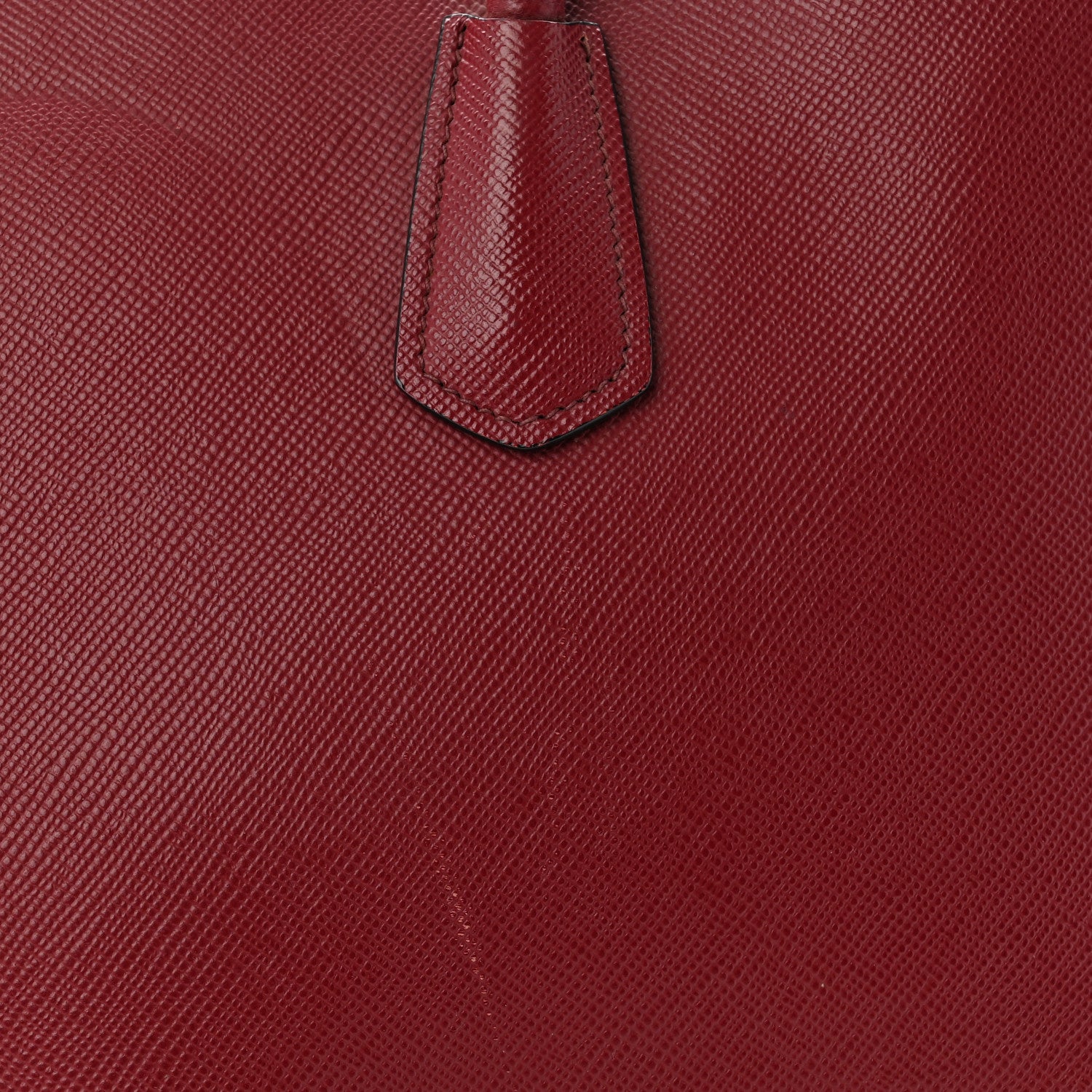 Prada Saffiano Cuir Medium Double Bag Cerise 15 of 16