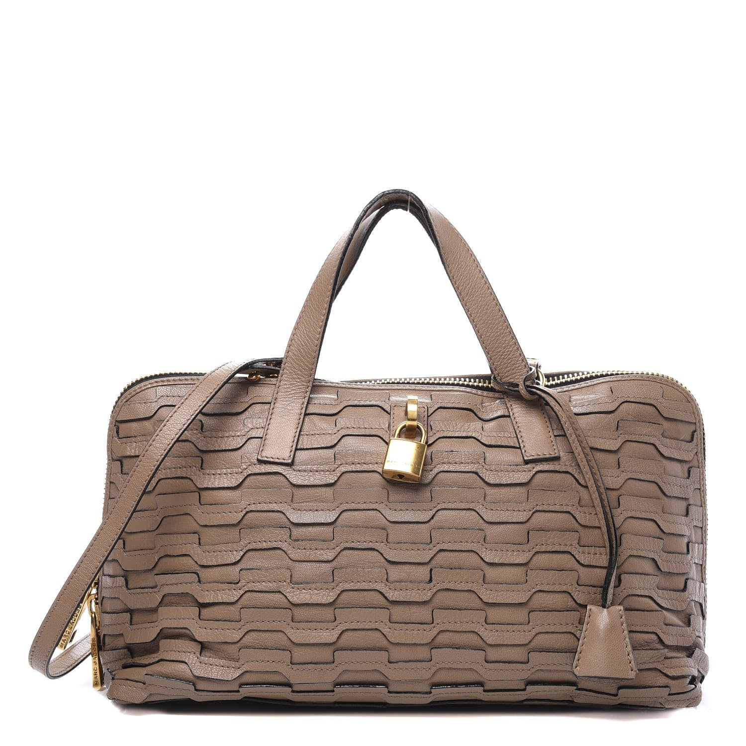 Marc Jacobs Goatskin Quilted Scales Satchel Grey 1 of 10