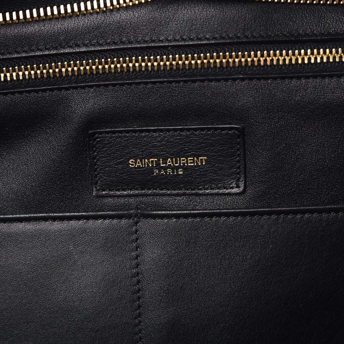 Calfskin Medium Classic Y Cabas Black