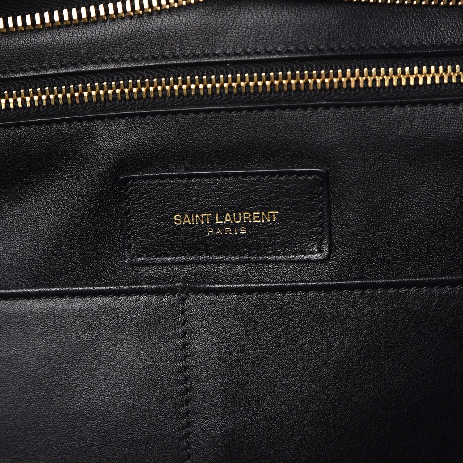 Saint Laurent Calfskin Medium Classic Y Cabas Black 7 of 7