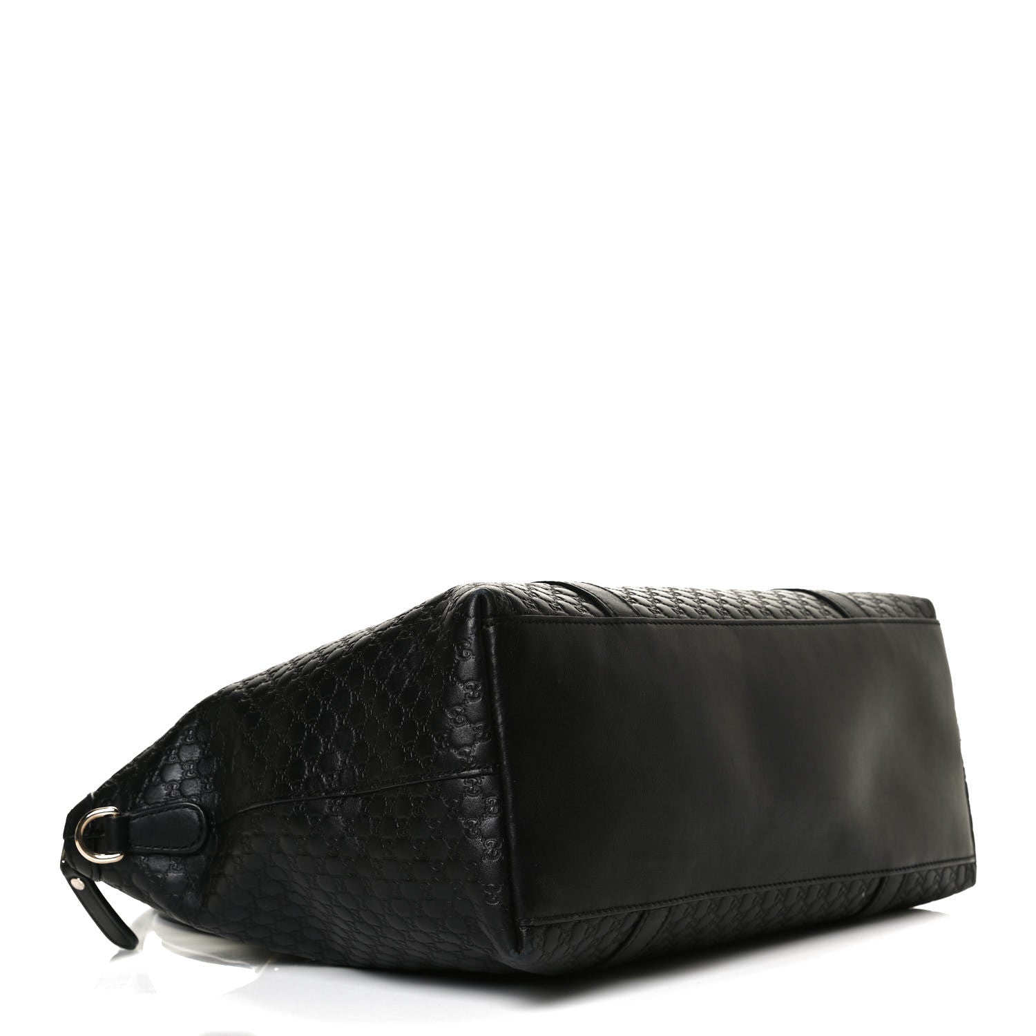 Gucci Soft Microguccissima Medium Zippered Satchel Black 4 of 17