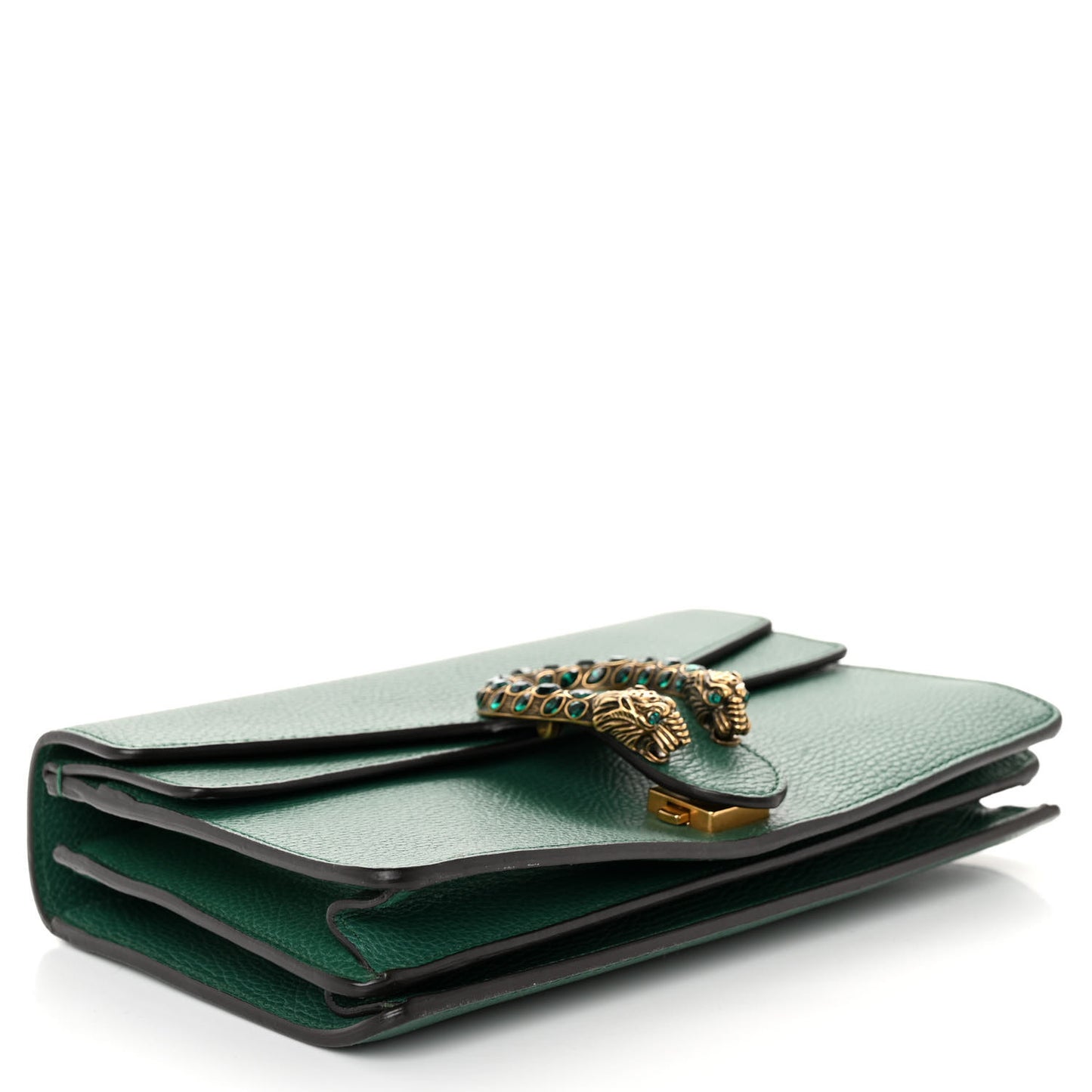 Pebbled Calfskin Small Dionysus Shoulder Bag Emerald