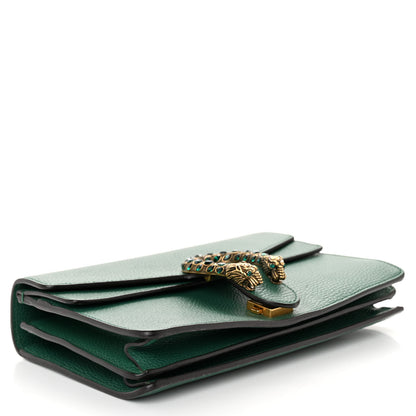 Gucci Pebbled Calfskin Small Dionysus Shoulder Bag Emerald 4 of 10