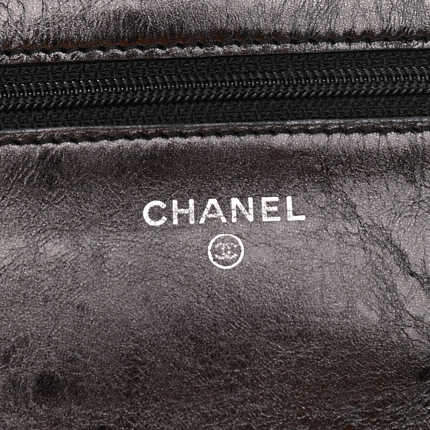 Chanel Metallic Aged Calfskin Quilted Reissue Wallet On Chain WOC Black 6 of 11