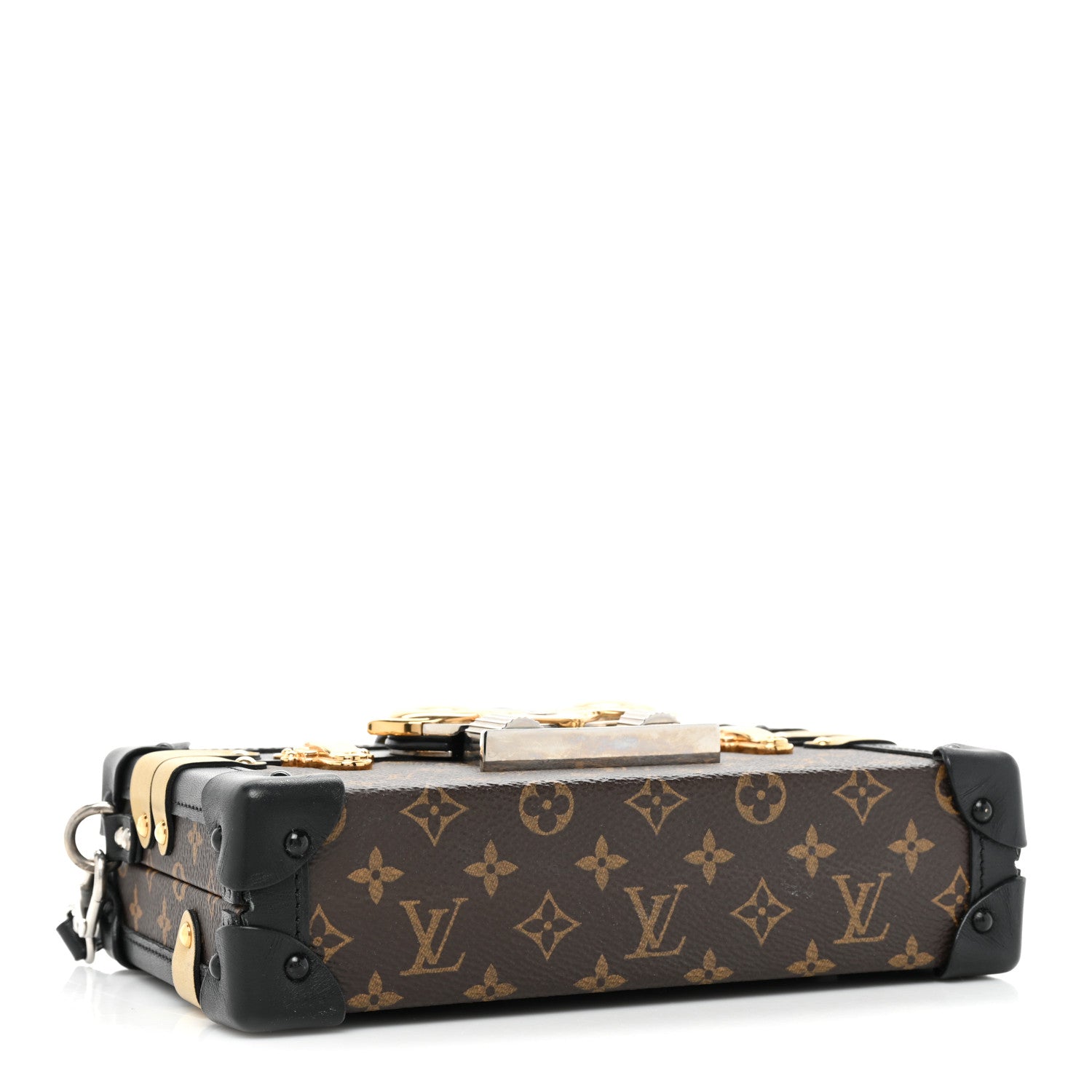 Louis Vuitton Monogram Column Petite Malle Black 4 of 17