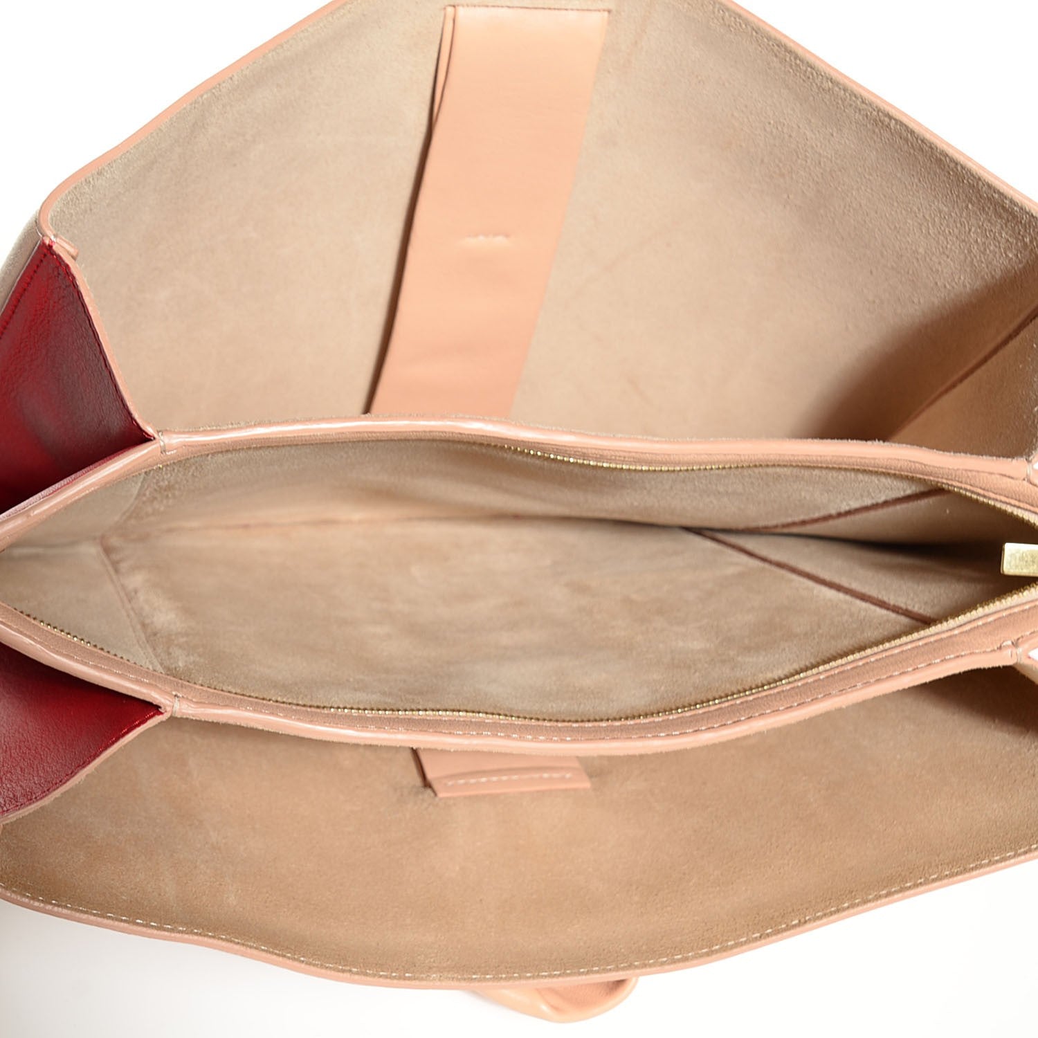 Celine Lambskin Knotted Clutch Flesh 5 of 8