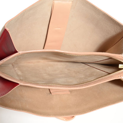 Celine Lambskin Knotted Clutch Flesh 5 of 8