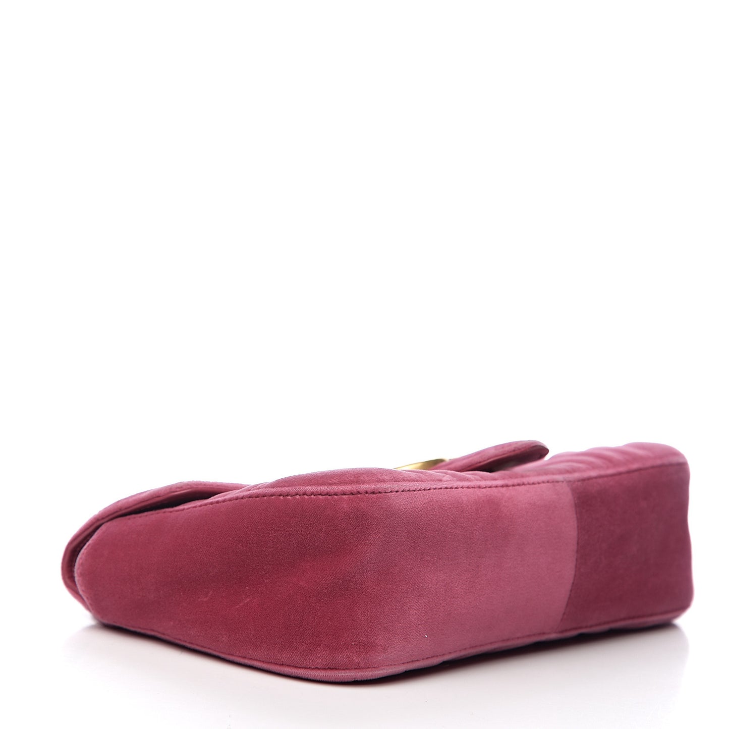 Velvet Matelasse Small GG Marmont Shoulder Bag Light Raspberry Rose