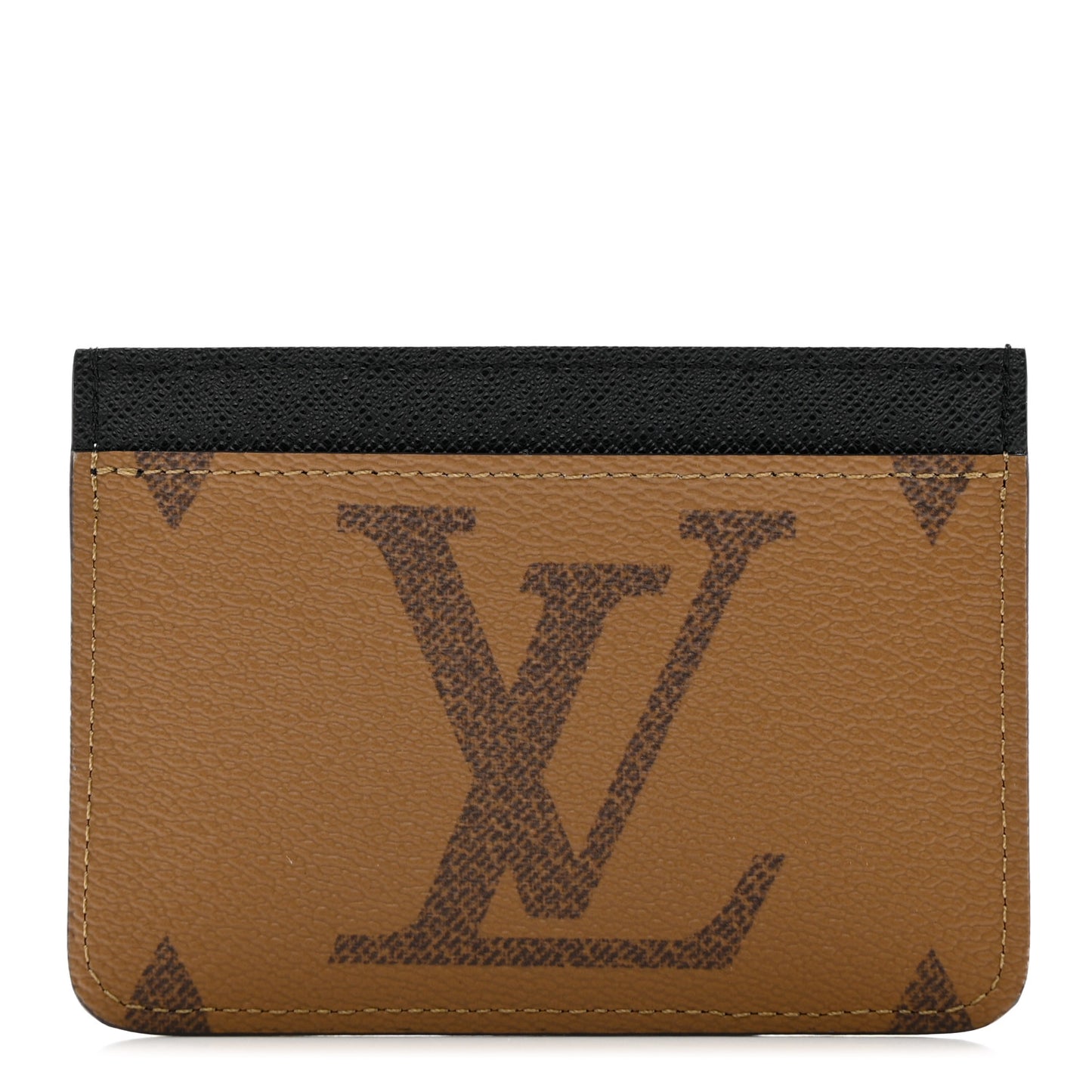 Reverse Monogram Side Up Card Holder
