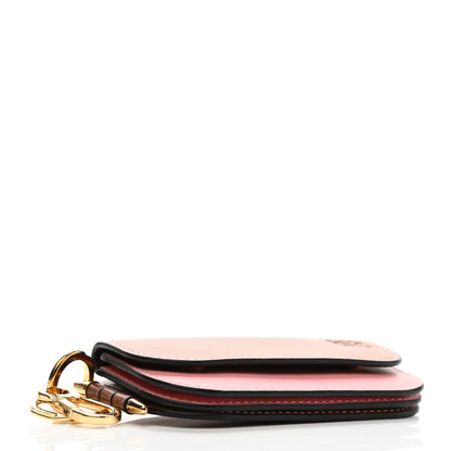 Loewe Smooth Calfskin Mini Gate Wallet Pastel Pink Tan 4 of 7