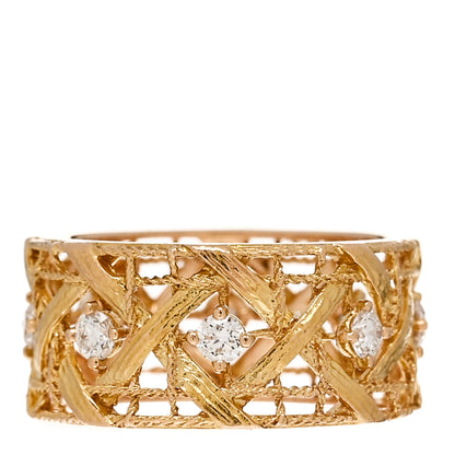 Christian Dior 18K Rose Gold Diamond My Dior Band Ring 49 4.75 3 of 4