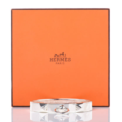 Hermes Sterling Silver PM Collier De Chien Bracelet LG 5 of 5