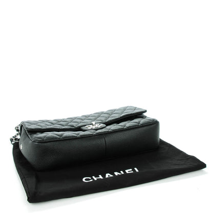Chanel Caviar Quilted Jumbo Easy Flap Black 4 of 8