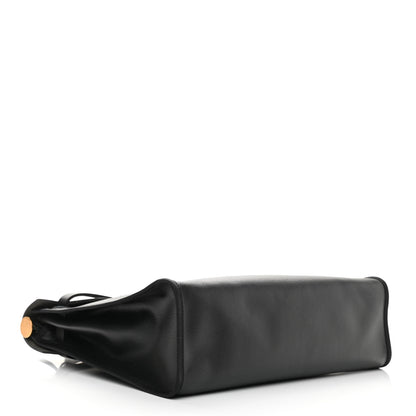 Hermes Toile H Berline Vache Hunter Herbag Zip PM 31 Black Ecru 5 of 11