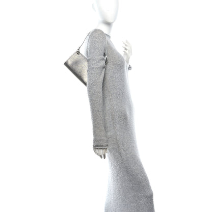 Louis Vuitton Epi Pochette Accessories Metallic Silver 2 of 9
