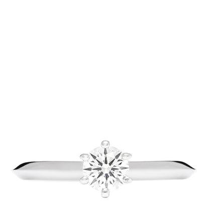 Tiffany Platinum Diamond .26ct Solitaire Engagement Ring 48 4.5 1 of 6