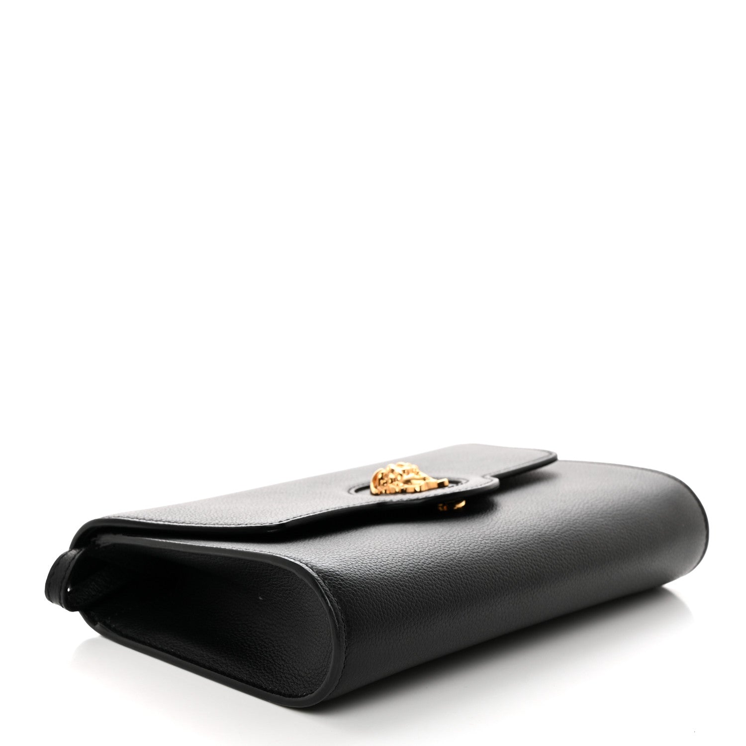 Versace Grained Calfskin La Medusa Crossbody Bag Black 4 of 10