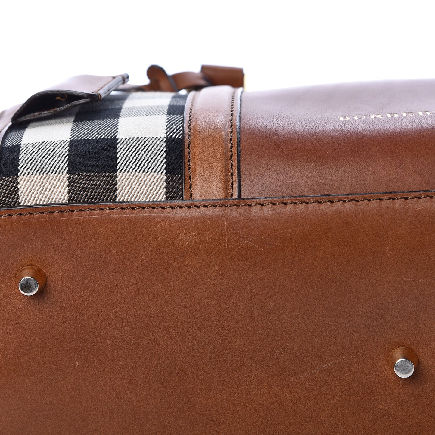 House Check Medium Alchester Bowling Bag Tan