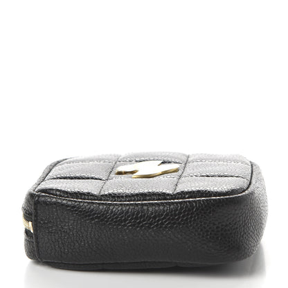 Chanel Caviar Quilted Coin Purse Belt Bag Black 4 of 11