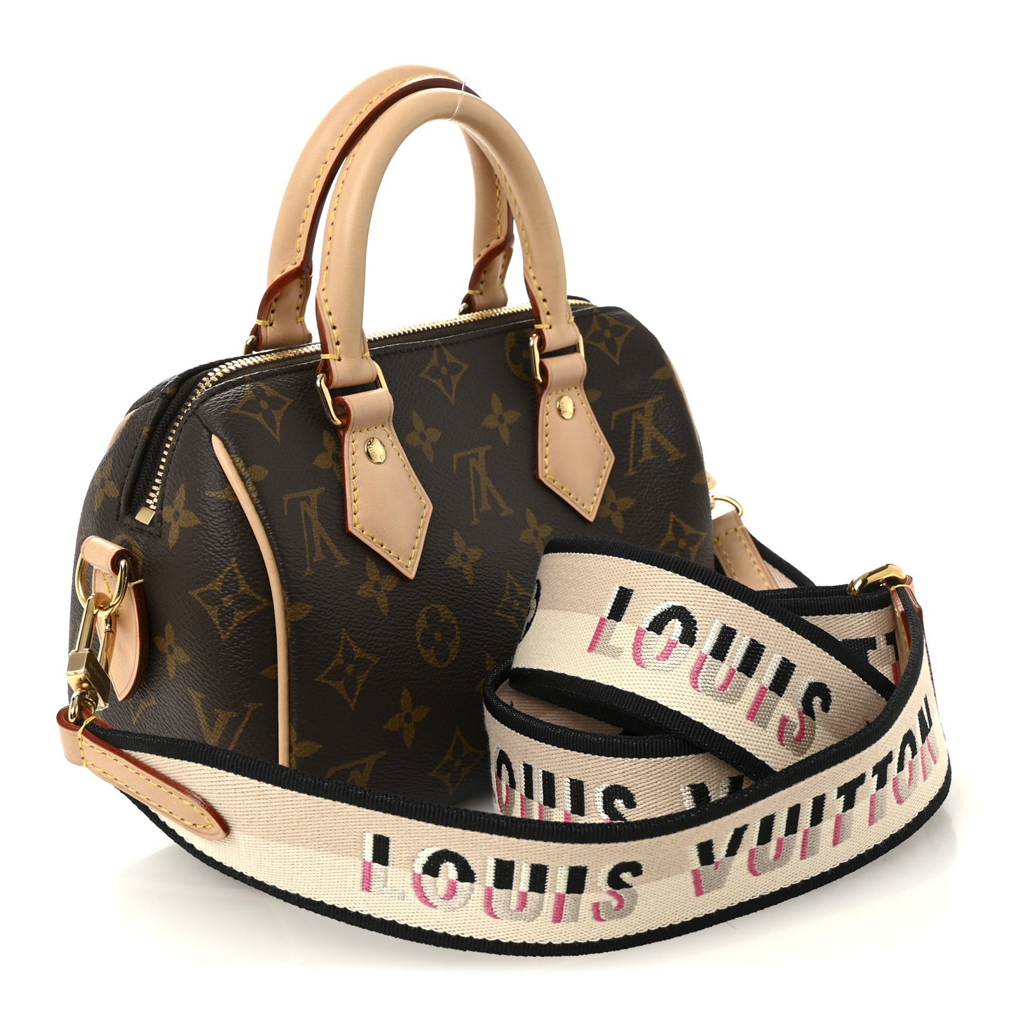 Monogram Speedy Bandouliere 20 Black