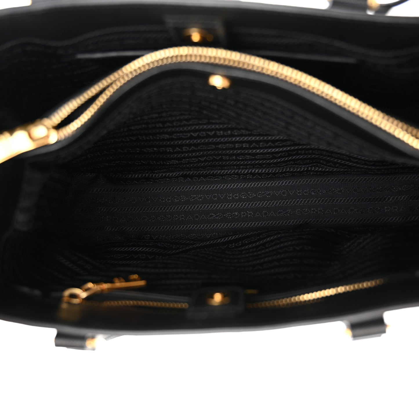 Saffiano Lux Medium Tote Black