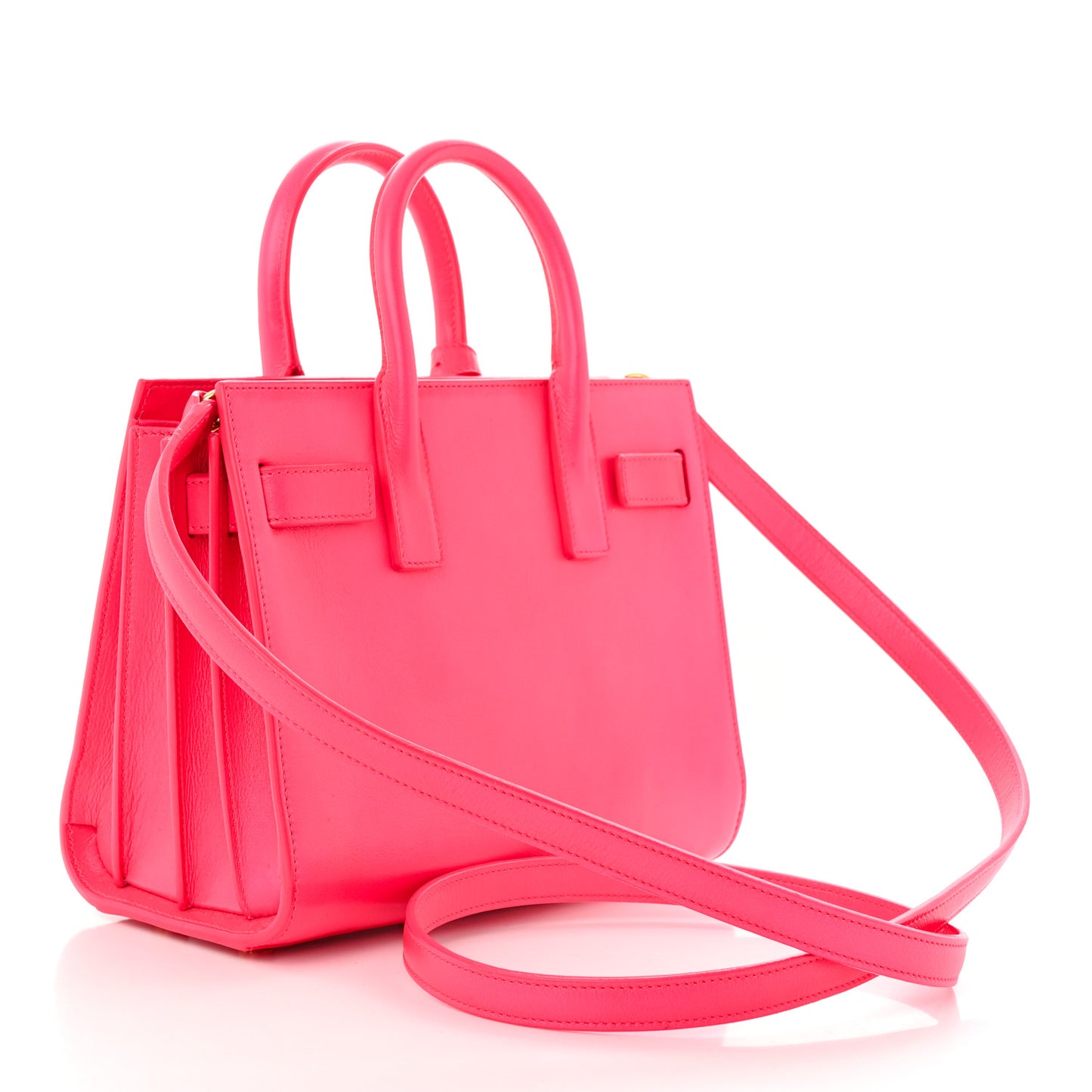 Calfskin Nano Sac De Jour Lipstick Fuchsia