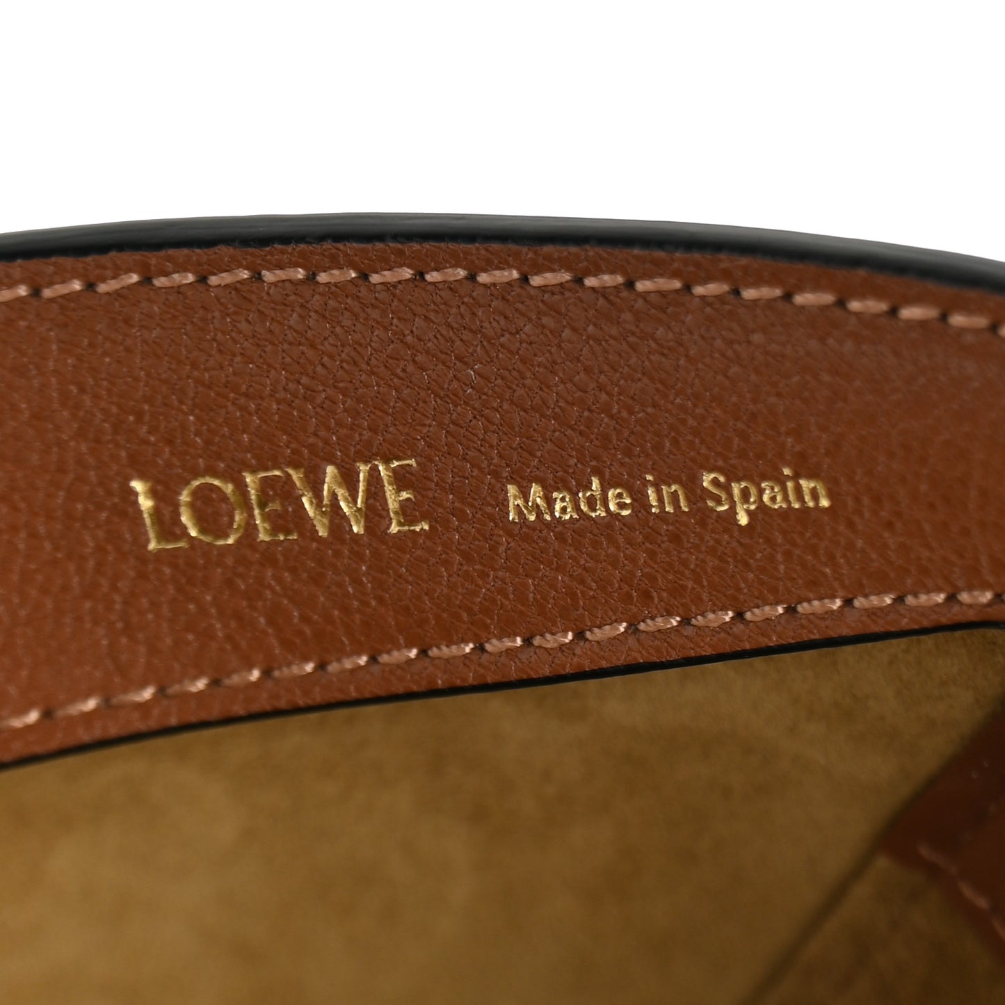 Satin Calfskin Jacquard Luna Bag Pecan