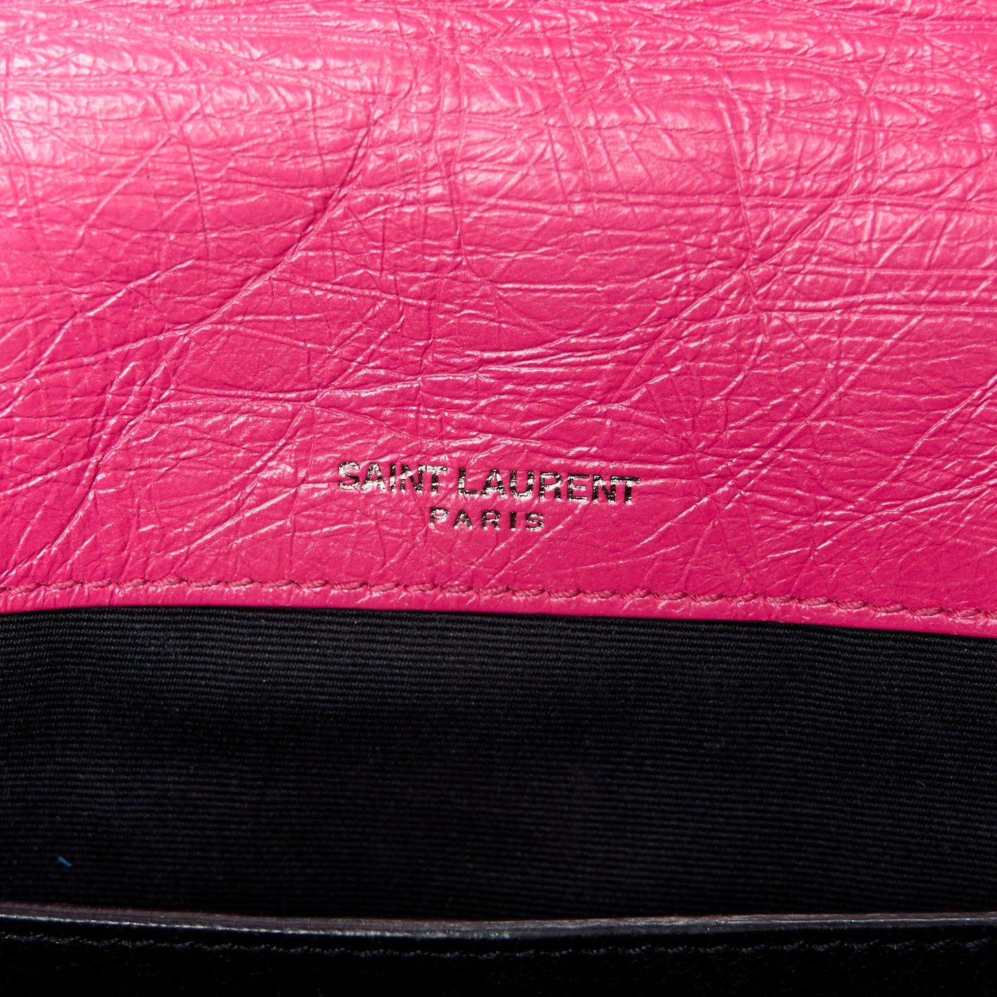 Crinkled Calfskin Matelasse Monogram Baby Niki Chain Satchel Freesia