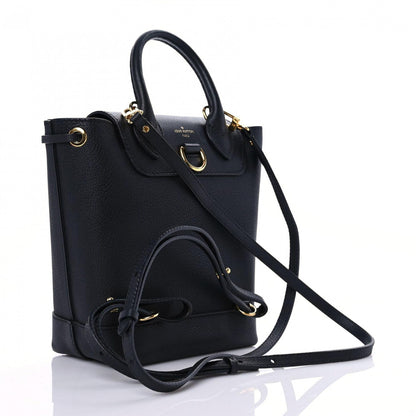 Louis Vuitton Calfskin Lockme Mini Backpack Black 3 of 13