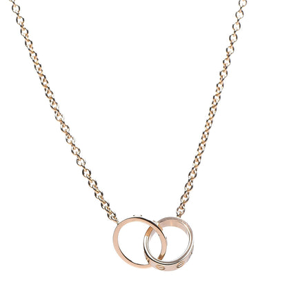 Cartier 18K Yellow Gold Interlocking LOVE Necklace 1 of 6
