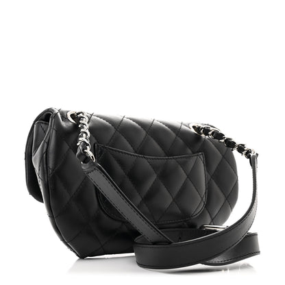 Chanel Calfskin Quilted CC Uniform Flap Belt Bag Black 3 of 13