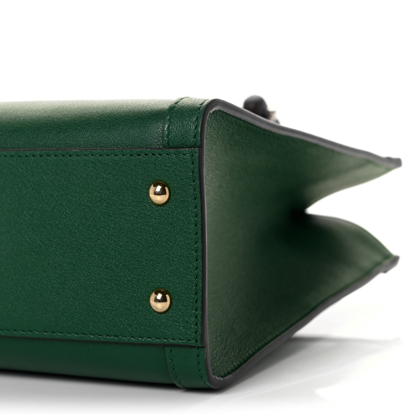 Calfskin Small Diana Tote Bag Green