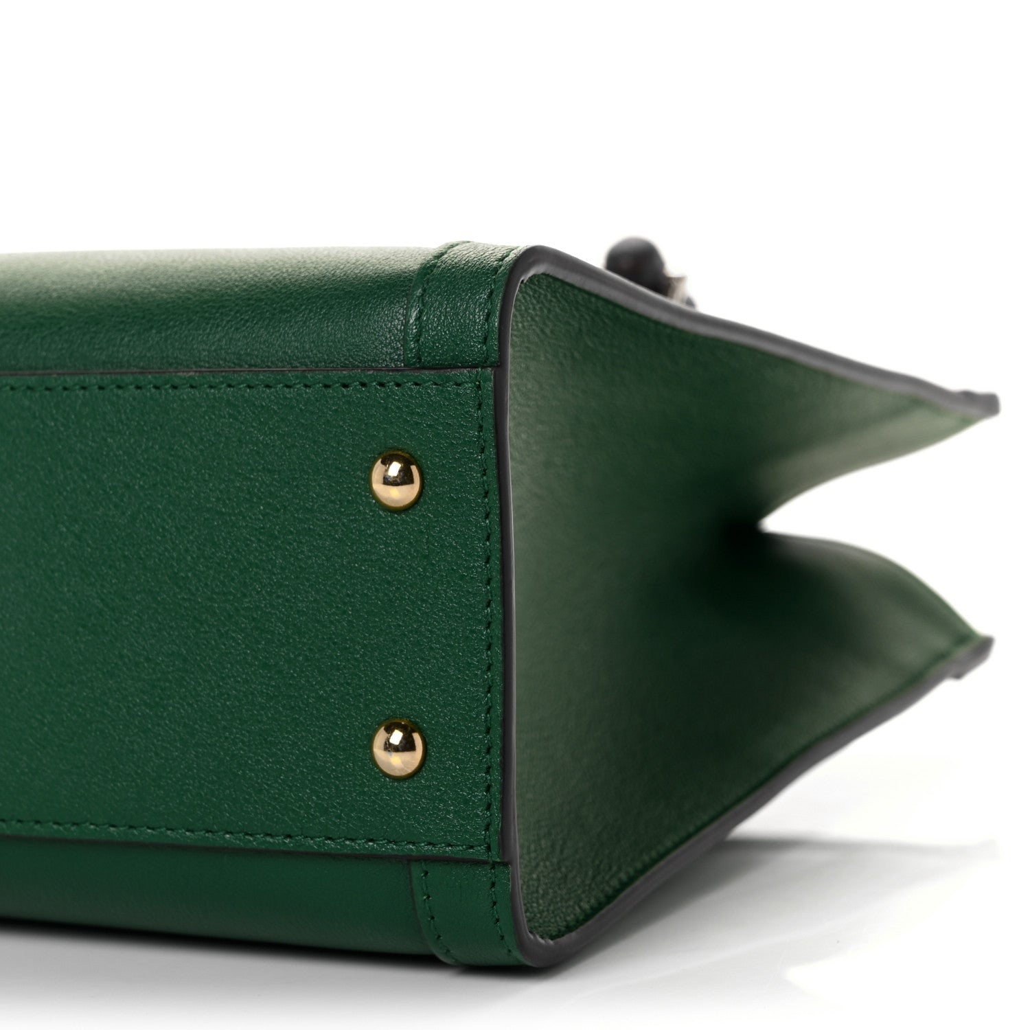 Gucci Calfskin Small Diana Tote Bag Green 5 of 7